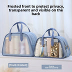 Wet and dry separation wash bag, portable waterproof bath swimming storage bag, business trip cosmetic bag, Transparent Cosmetic Bag, transparent makeup purse, - SJB-DIAMOND ELITES