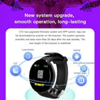 D18 Bluetooth Smart Watch, Men Women Blood Pressure Heart Rate Monitor Smart Watch, Pedometer Sport Tracker Smart Band For Android IOS Pi-Mart