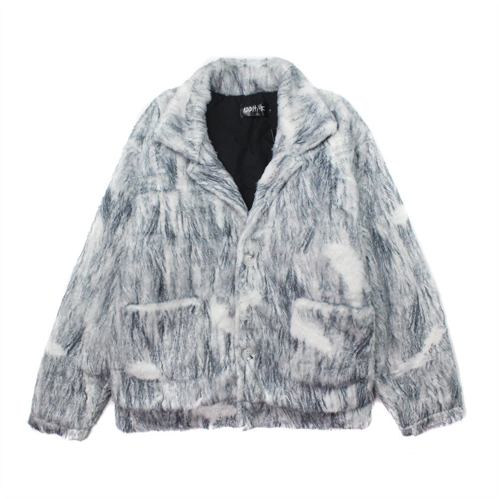 Men's European And American Style Loose Padded Coat
