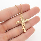 Tree Of Life Necklace Ladies Cross Clavicle Chain Jewelry Pi-Mart