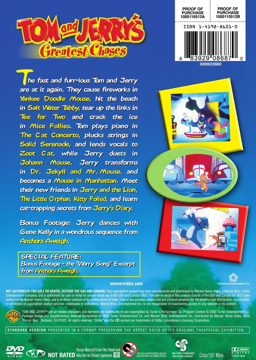 Tom & Jerry's Greatest Chases [DVD]