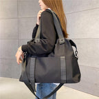 Oxford Fabric Bag Tote Casual Fashion Canvas Duffel Purse Solid Large for Travel Fitness SHOMICOBOUTIQUE