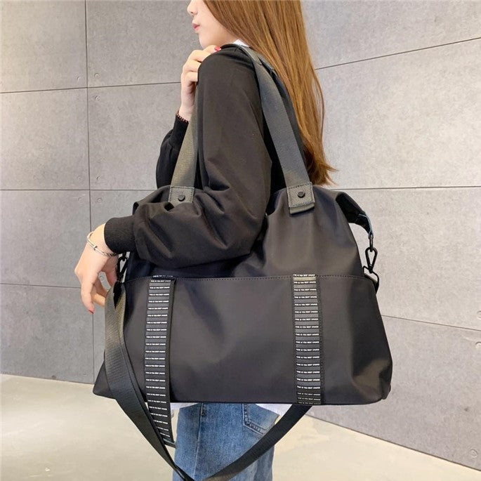 Oxford Fabric Bag Tote Casual Fashion Canvas Duffel Purse Solid Large for Travel Fitness SHOMICOBOUTIQUE