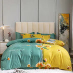 Thickened Brushed Four-piece Winter Bed Sheet And Duvet Cover Three-piece Bedding Set Pi-Mart