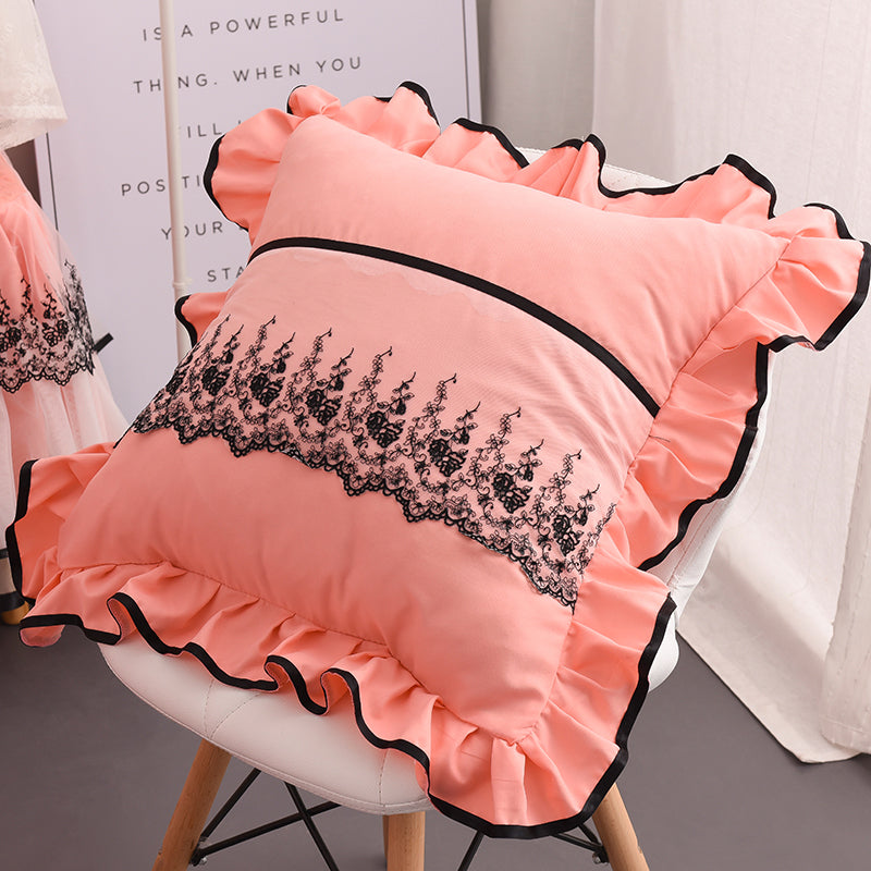 Lace Lace Square Pillowcase Without CoreCushion Cover And Pillowcase One Pair Set Pi-Mart