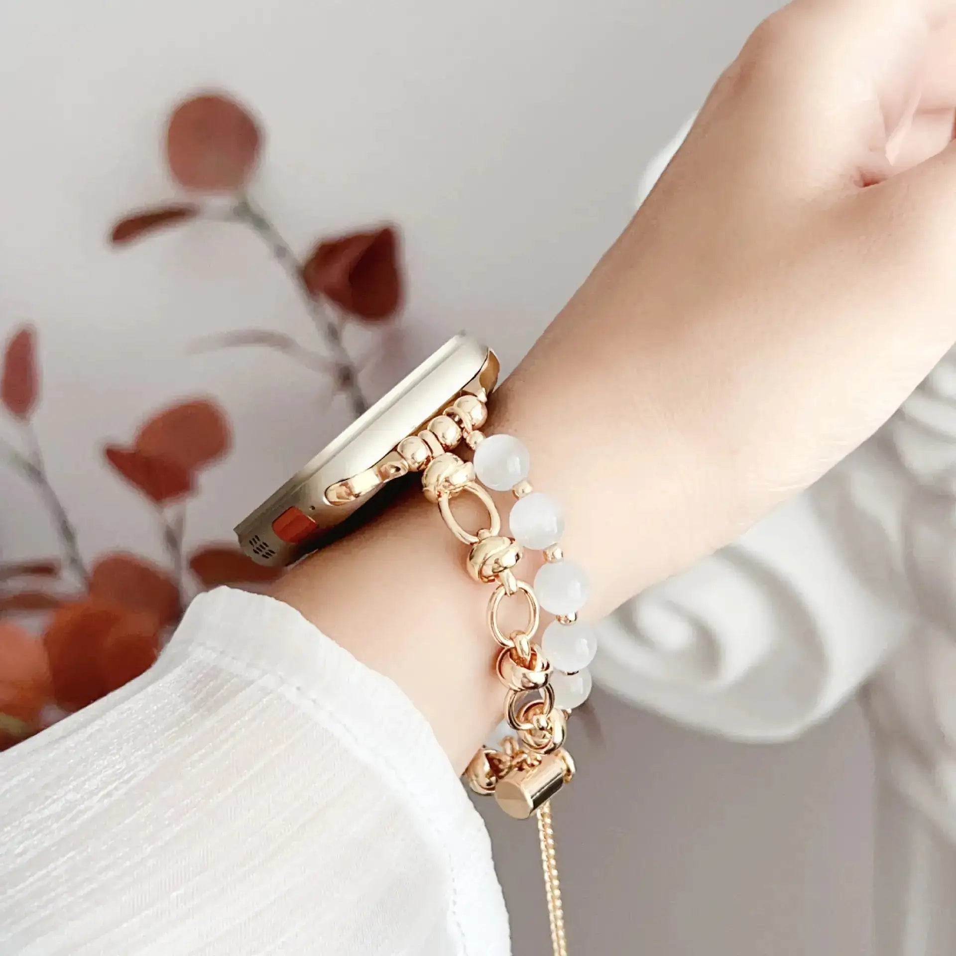 Wristband Buckle Bead Ornament Strap for Watches