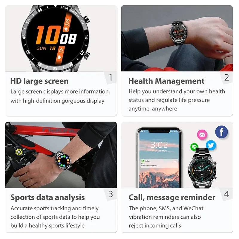 Waterproof Sports Fitness Smart Watch Pi-Mart