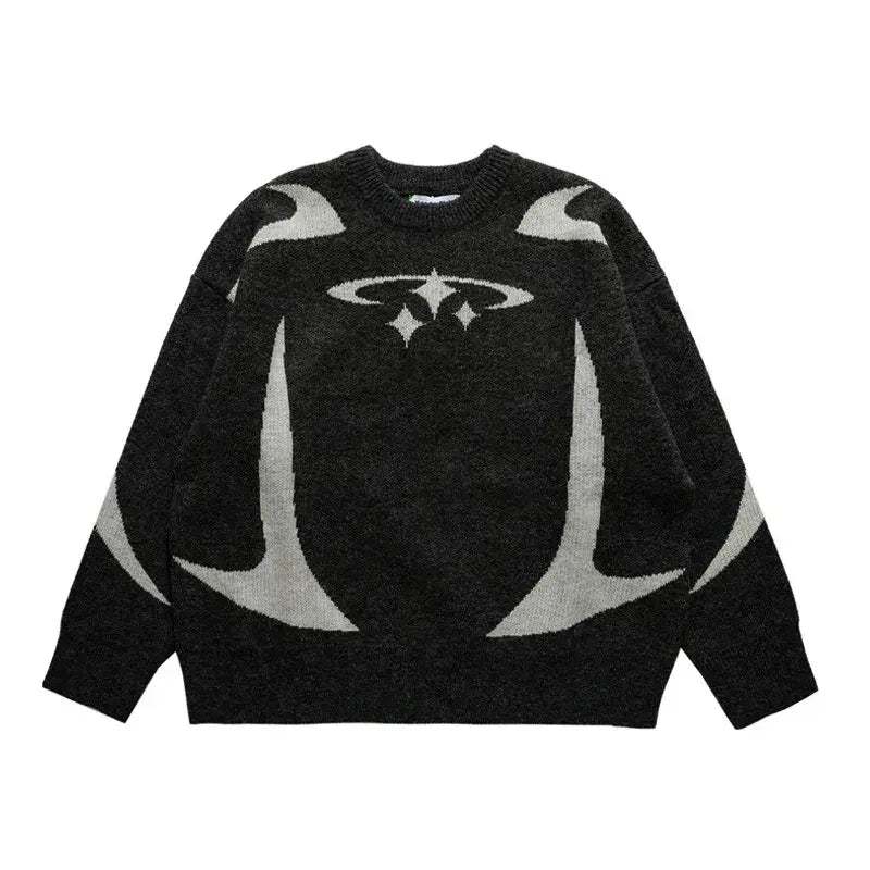 Men's Oversized Pullover Sweater Pi-Mart