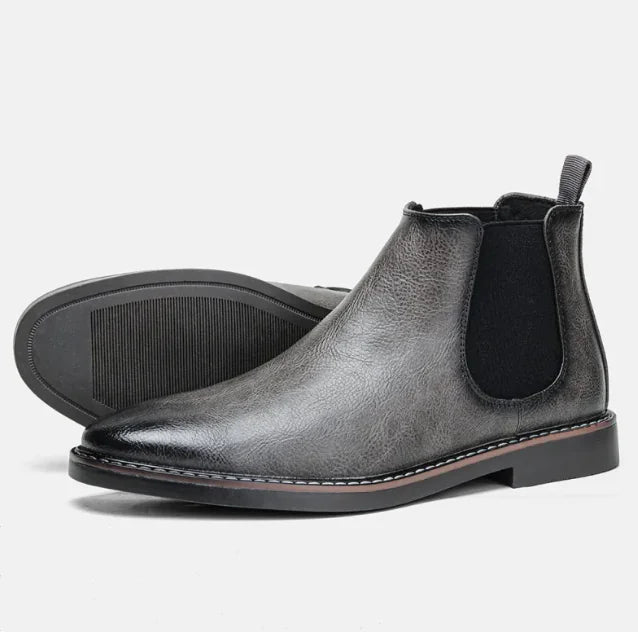 Retro Men's Cowhide Boots Pi-Mart