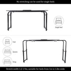 Adjustable Laptop Cart Mobile Computer Desk Overbed Writing Table with Wheels 02# - SJB-DIAMOND ELITES