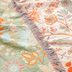 1pc Cotton Embroidered Tassel Blanket Bohemian Style Pattern Nap Cover Quilt Sofa Blanket Bed Sheet Bed Blanket