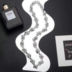 Stainless Steel Z Letter Chain Necklace Pi-Mart