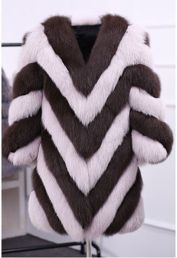 Fashion Personalized Fur Coat For Women Pi-Mart