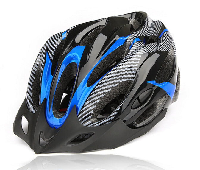 Carbon Fiber Texture Split Helmet Mountain Bike Hat Lootquake LLC