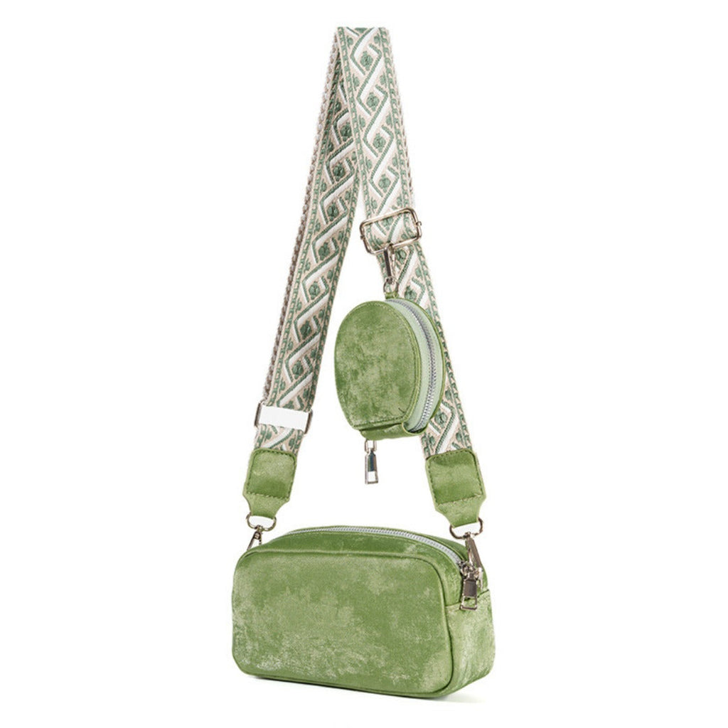 Shoulder crossbody bag, cute adjustable multifunctional small crossbody bag, wide shoulder strap crossbody bag 2 in 1 - SJB-DIAMOND ELITES