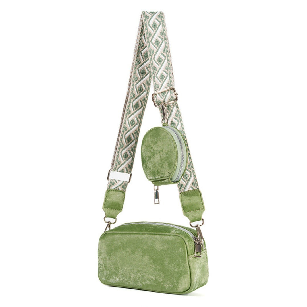 Shoulder crossbody bag, cute adjustable multifunctional small crossbody bag, wide shoulder strap crossbody bag 2 in 1 - SJB-DIAMOND ELITES