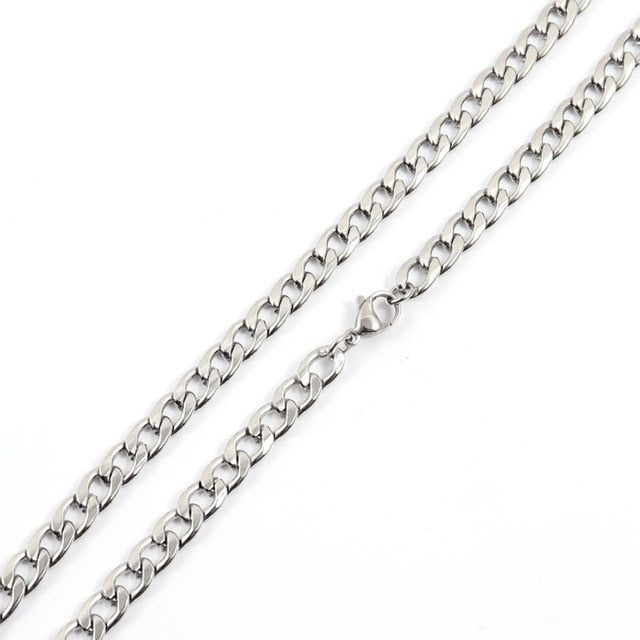 Paper Clip Chain Men Necklace Pi-Mart