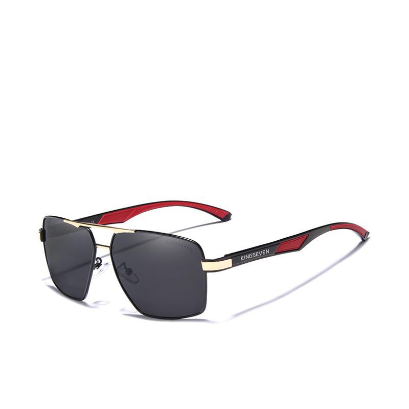 Luxury High Quality Modern  Aluminum Men's Sunglasses Polarized Lens Brand Design Temples Sun glasses  Mirror Glasses Oculos de sol With UV400 Protection - SJB-DIAMOND ELITES