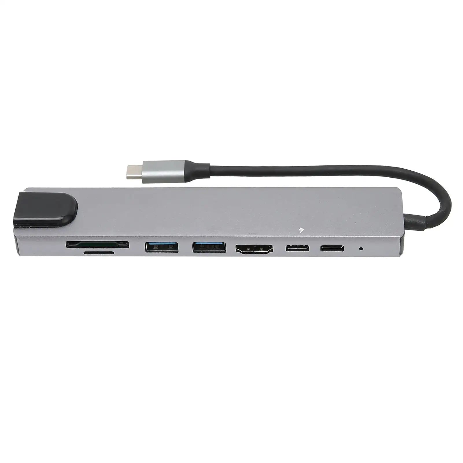 Docking Hub 8 in 1 Type‑C to High‑Definition Multimedia Interface USB PD Expansion Dock for Transfer Data - SJB-DIAMOND ELITES