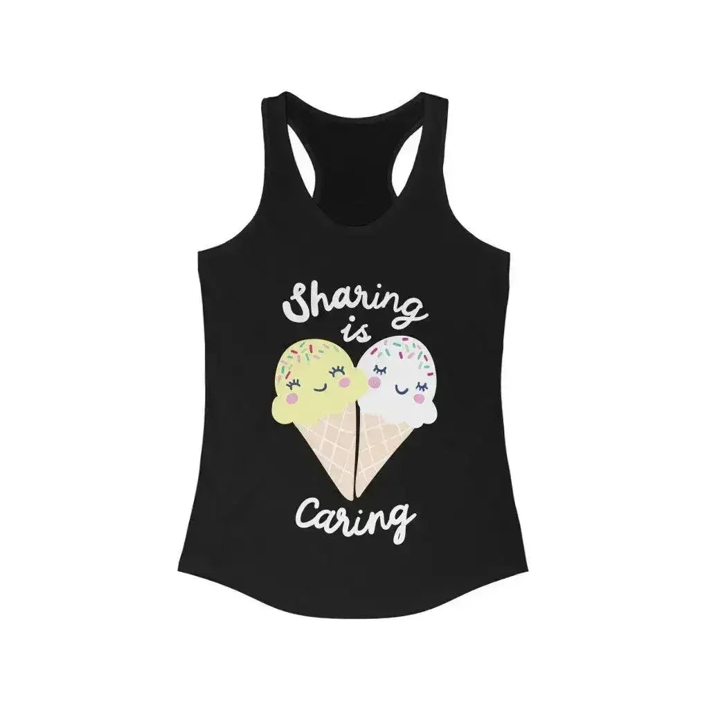 Sharing is Caring Racerback Tank Top - SJB-DIAMOND ELITES