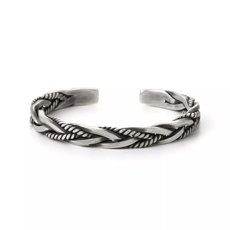 Braided Bangle Bracelet Pi-Mart