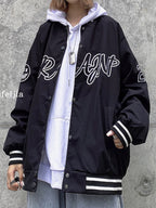 Loose Korean Student Baseball Uniform Jacket Pi-Mart