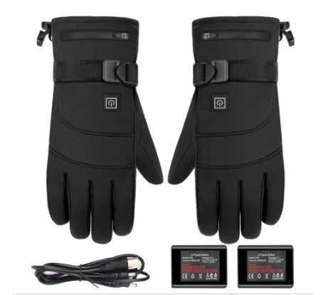 Winter Electric Heated Gloves Motorcycle Touch Screen Gloves Pi-Mart