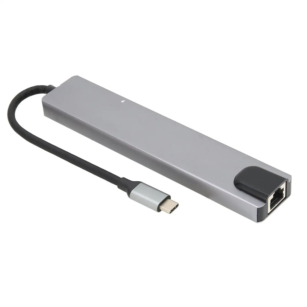 Docking Hub 8 in 1 Type‑C to High‑Definition Multimedia Interface USB PD Expansion Dock for Transfer Data - SJB-DIAMOND ELITES