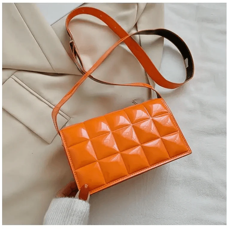 Fabulous Luxury Shoulder Bag Shiny Pu Leather Crossbody Bags For Women Small Flap Handbag Designer Female Messenger Bags Stevvex