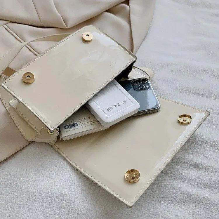 Fabulous Luxury Shoulder Bag Shiny Pu Leather Crossbody Bags For Women Small Flap Handbag Designer Female Messenger Bags Stevvex