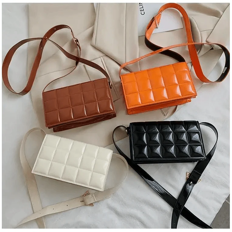 Fabulous Luxury Shoulder Bag Shiny Pu Leather Crossbody Bags For Women Small Flap Handbag Designer Female Messenger Bags Stevvex