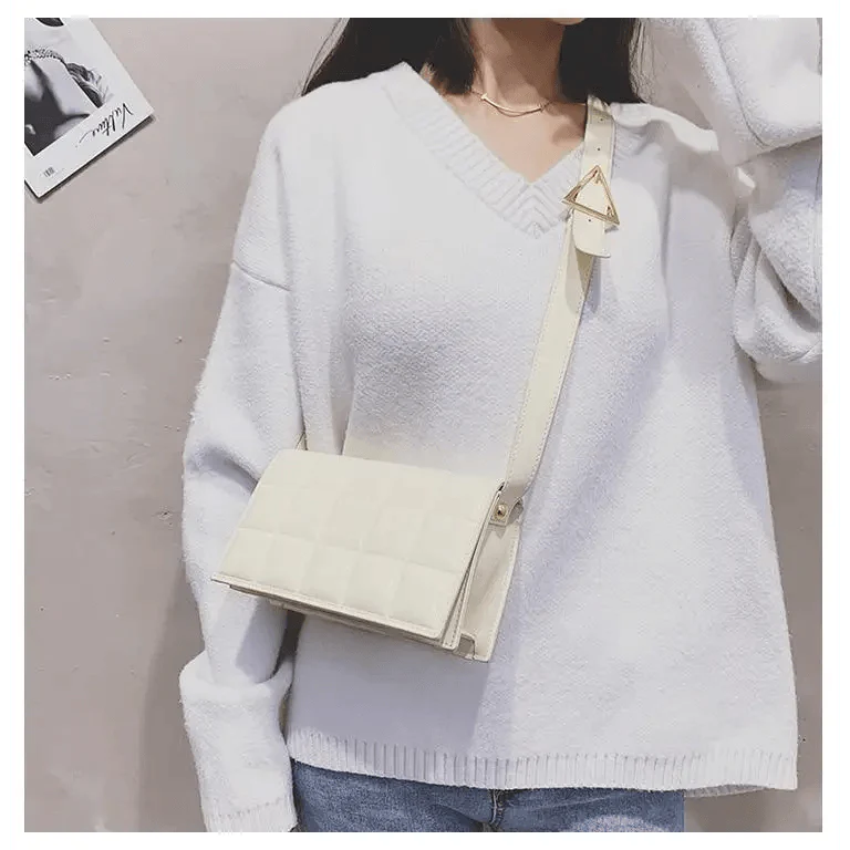 Fabulous Luxury Shoulder Bag Shiny Pu Leather Crossbody Bags For Women Small Flap Handbag Designer Female Messenger Bags Stevvex