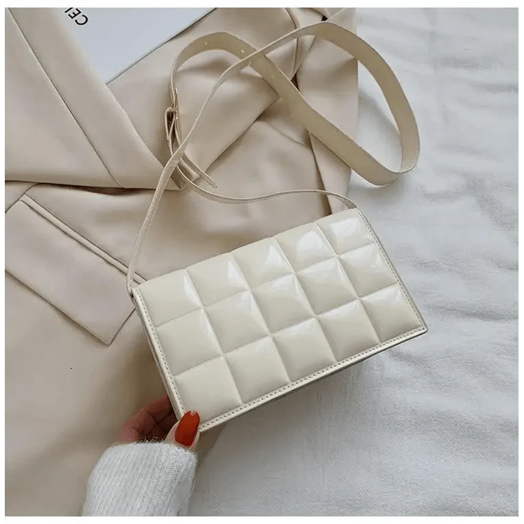 Fabulous Luxury Shoulder Bag Shiny Pu Leather Crossbody Bags For Women Small Flap Handbag Designer Female Messenger Bags Stevvex