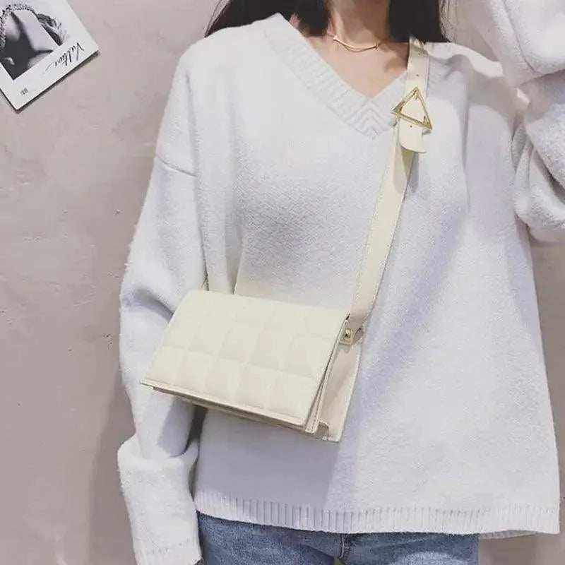 Fabulous Luxury Shoulder Bag Shiny Pu Leather Crossbody Bags For Women Small Flap Handbag Designer Female Messenger Bags Stevvex