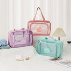 Large Capacity Transparent Wash Bag, Swimming Fitness Bath Bag, Cosmetics Storage Bag, Wet and Dry Separation Hand Shoulder Travel Bag for College Dorm Camp GymTransparent Cosmetic Bag, - SJB-DIAMOND ELITES