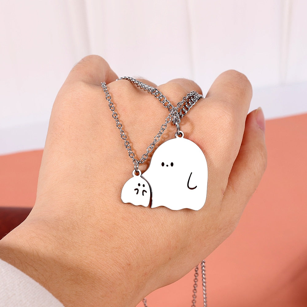 Cute Ghost Little Monster Necklace Pi-Mart