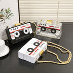 Tape Chain Clutch Purse, Clutch Purse, Clutch Purse Casual, Clutch Purse Party, Prom Bag, Party Purse, Prom Bags Clutch, evening Bags - SJB-DIAMOND ELITES