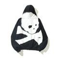 Design Letter Print Skull Burgundy Pullover Zip Jacket Sweatshirt Pi-Mart
