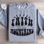 Faith Can Move Mountains Sweatshirt Peachy Sunday