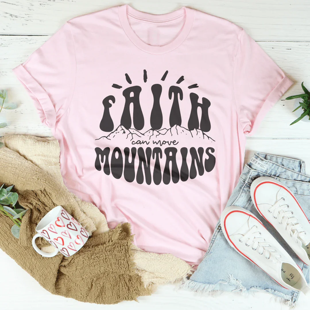 Faith Can Move Mountains Tee - SJB-DIAMOND ELITES
