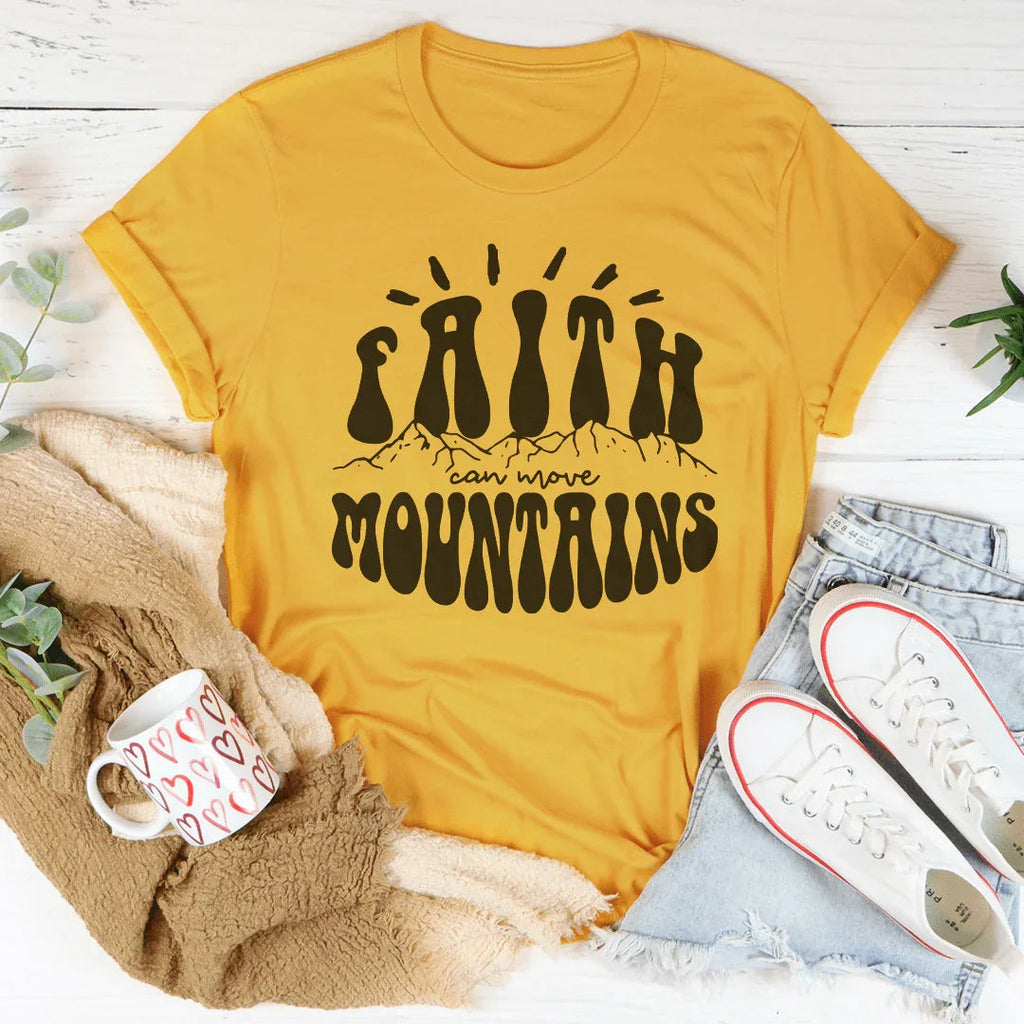 Faith Can Move Mountains Tee - SJB-DIAMOND ELITES