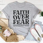 Faith Over Fear The Lord Is On My Side Tee Peachy Sunday