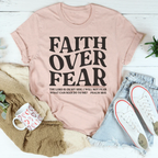 Faith Over Fear The Lord Is On My Side Tee Peachy Sunday