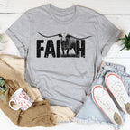 Faith Western Tee Peachy Sunday