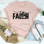 Faith Western Tee Peachy Sunday