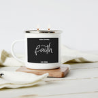 16oz Reusable Metal Candle Mug Scented Candle With Custom Label Color Option BandsCo Straps