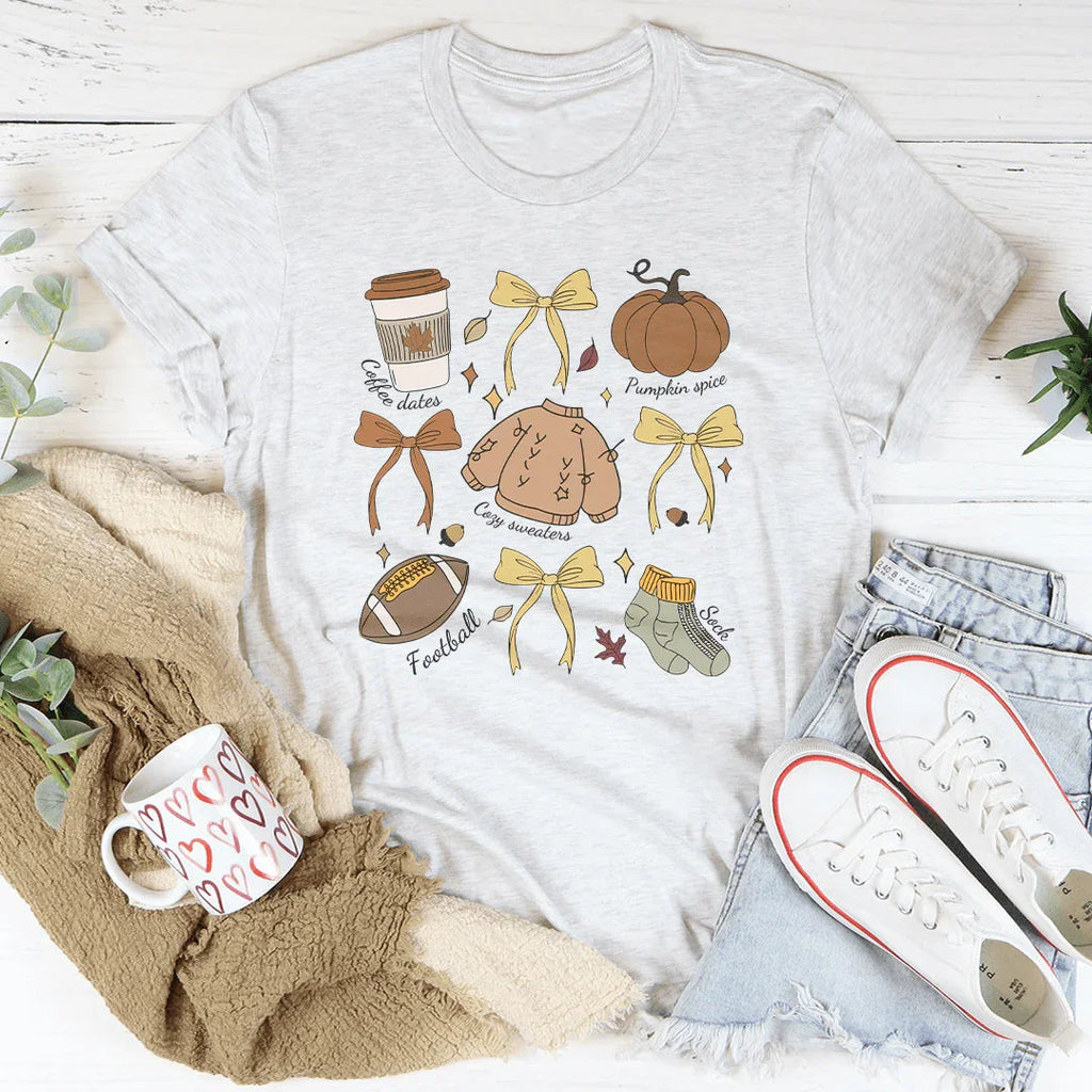 Fall Coquette Tee Peachy Sunday