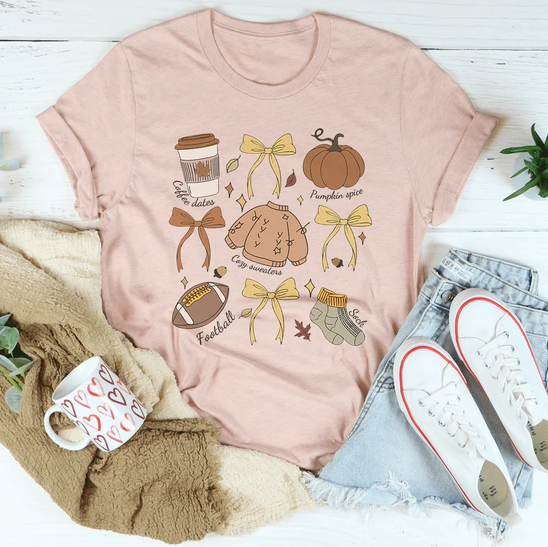 Fall Coquette Tee Peachy Sunday