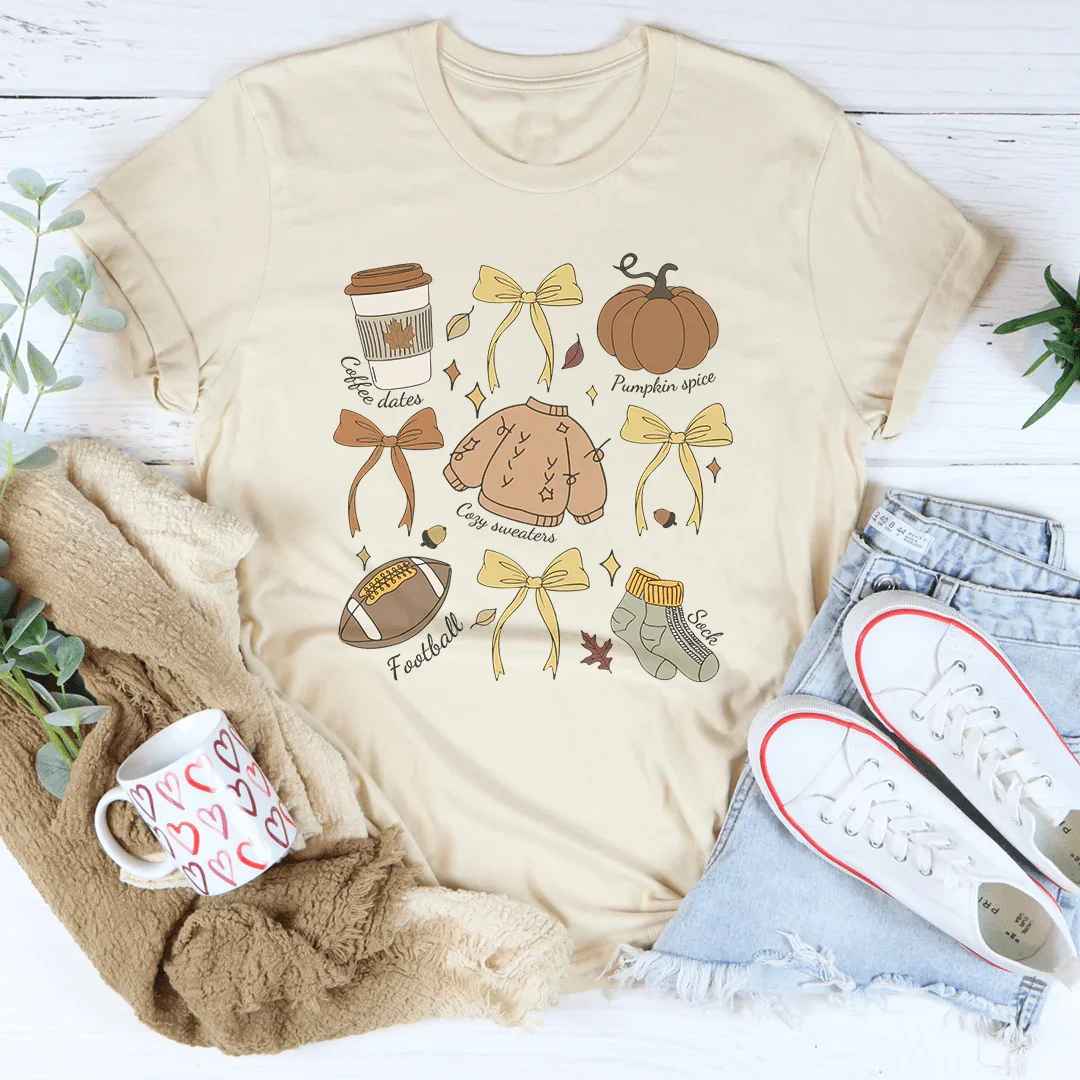 Fall Coquette Tee Peachy Sunday
