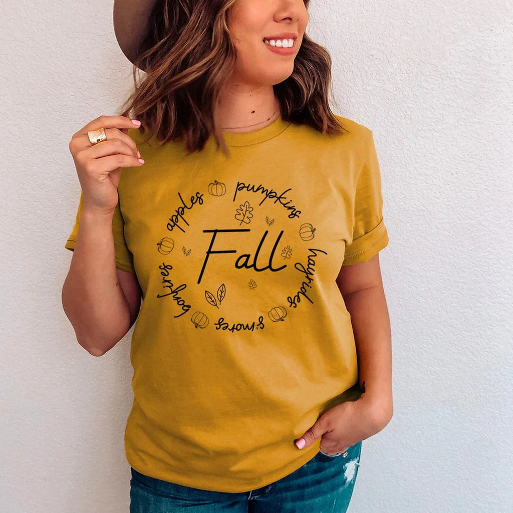 Fall Favorites Tee Peachy Sunday